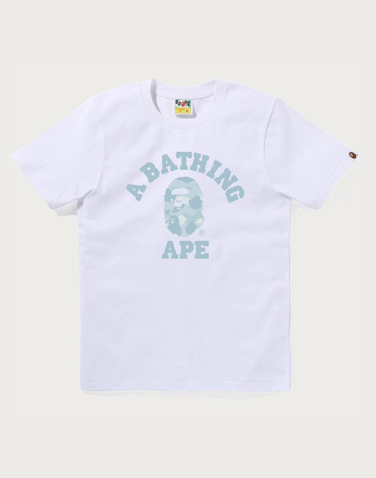 PASTEL COLOR CAMO COLLEGE TEE LADIES