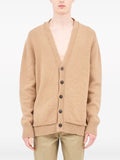 Maison Margiela V-neck elbow-patch cardigan