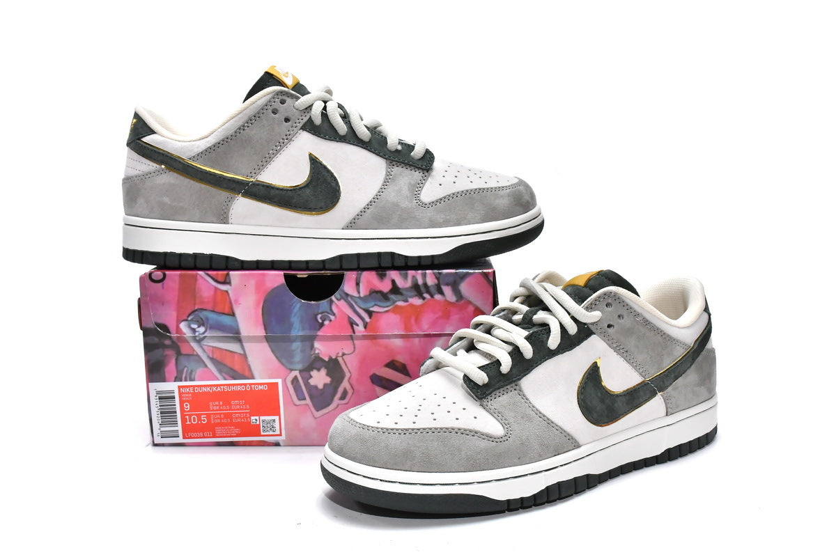 Otomo Katsuhiro x Nike SB Dunk Low Steamboy OST Grey Green Reps Sneakers LF0039-011