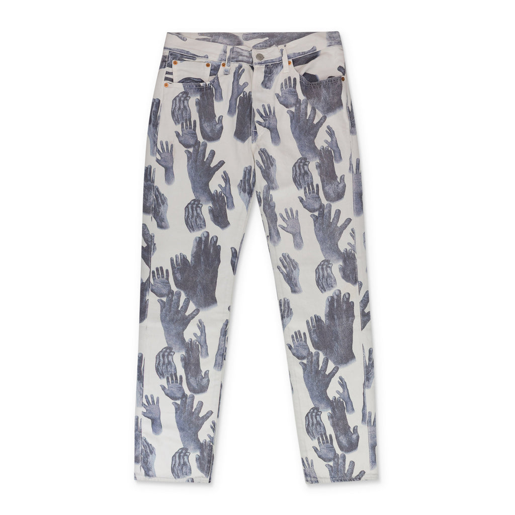 White Levi's Hands Jeans