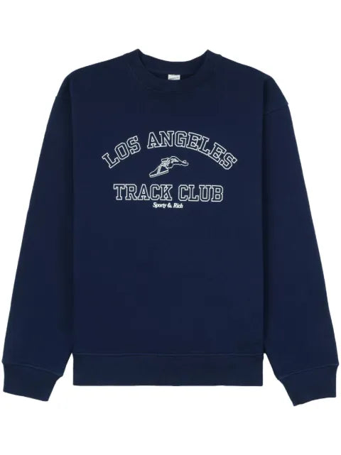 Sporty & Rich Track Club crew-neck sweatshirt
