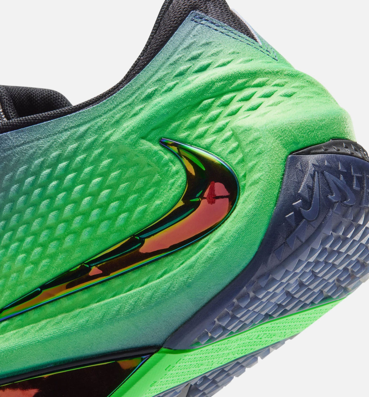 Nike Ja 4 Nightmare – Men's Lifestyle Shoe | Obsidian/Black/Voltage Green/Metallic Silver