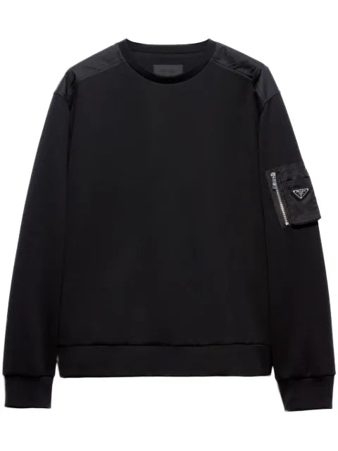 Prada panelled sweatshirt