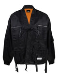 Mostly Heard Rarely Seen emroidered-logo bomber jacket