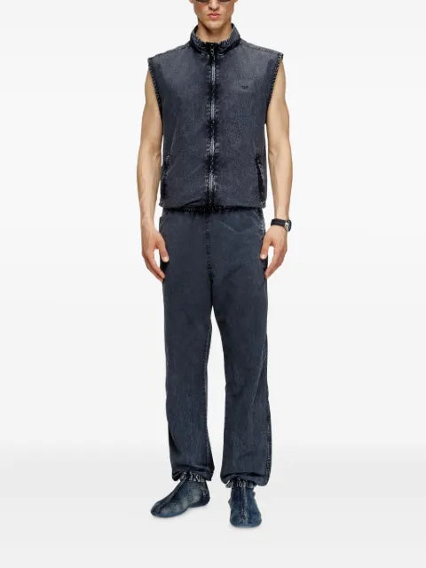 Diesel J-Erb denim-effect sleeveless gilet