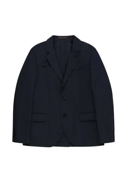 Incotex throat-latch single-breasted blazer