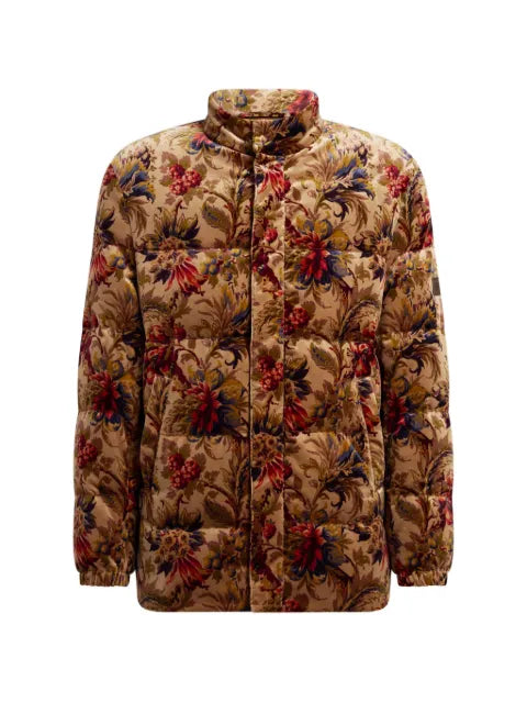 ETRO floral-print velvet jacket