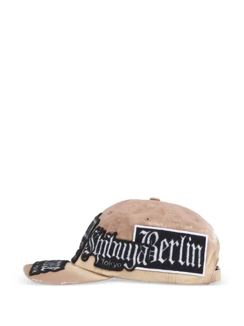 Supreme City patches panelled baseball cap