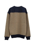 JW Anderson logo-embroidered panelled sweater