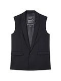 Patrizia Pepe tailored single-breasted gilet