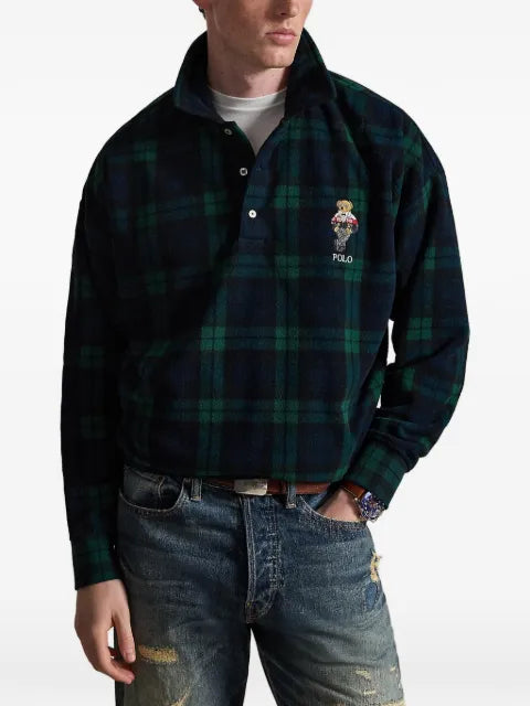 Polo Ralph Lauren Polo Bear check-pattern sweater