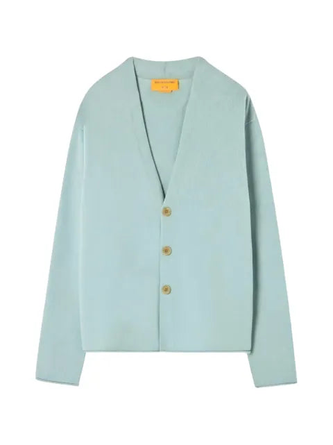 Guest In Residence button-fastening cashmere oversized cardigan
