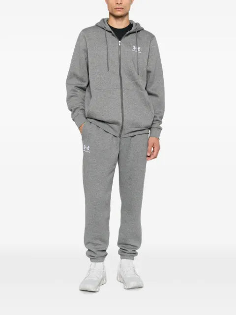 Under Armour logo-print zip-up hoodie