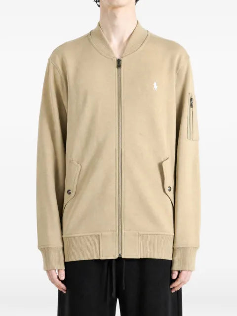 Polo Ralph Lauren logo-embroidered bomber jacket