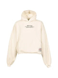 RRR123 Archive American logo-print cropped hoodie