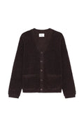 NN07 terry-fleece V-neck cardigan