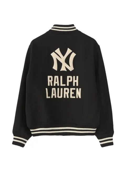 Polo Ralph Lauren logo-patch bomber jacket