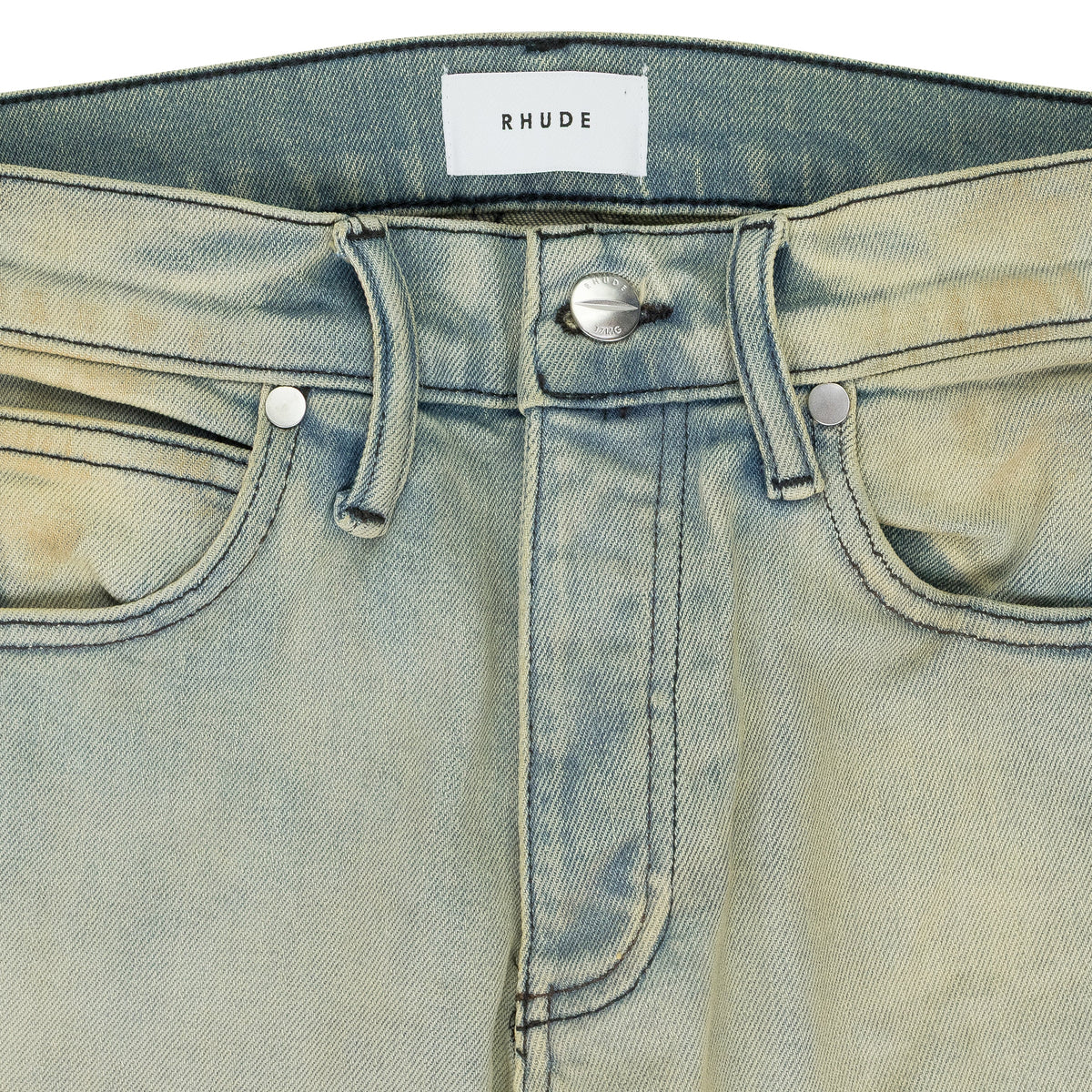 Blue Straight-Fit Jeans