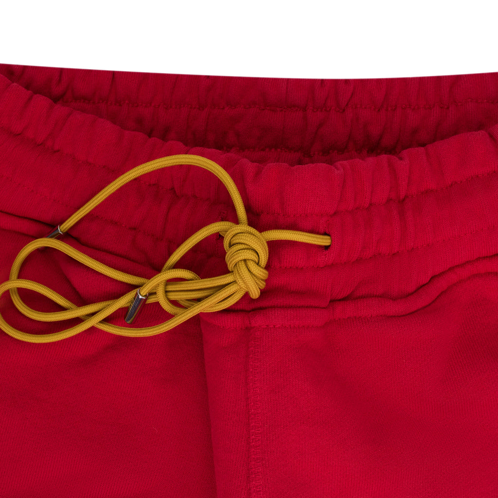 Red Script Logo Terry Sweatpants