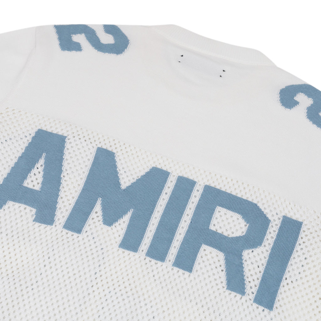 White Cerulean Knit 22 Tee
