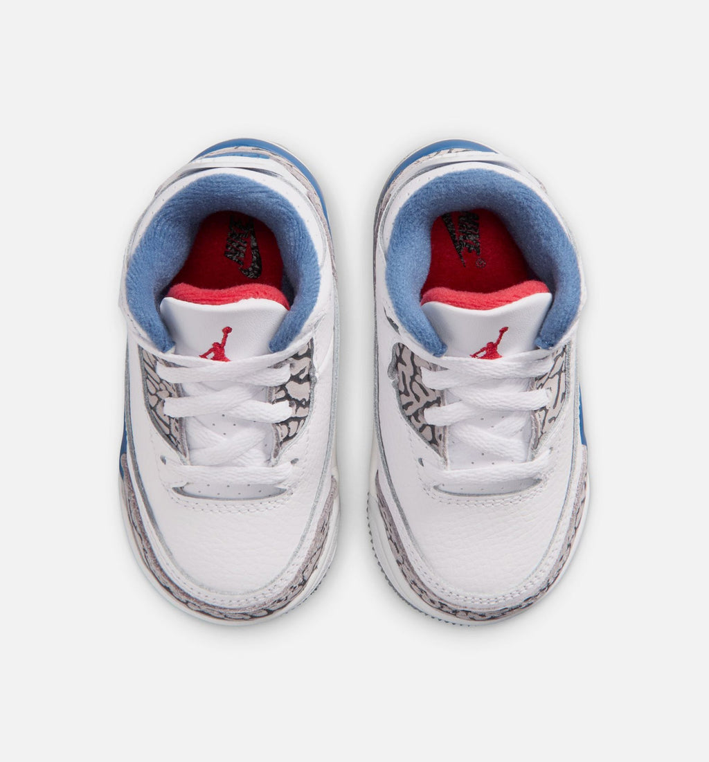 Air Jordan 3 Retro OG True Blue Infant & Toddler Lifestyle Shoe