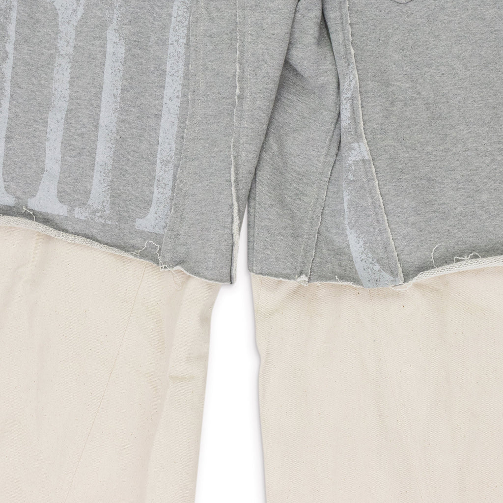 Beige Ahmad Layered Trousers