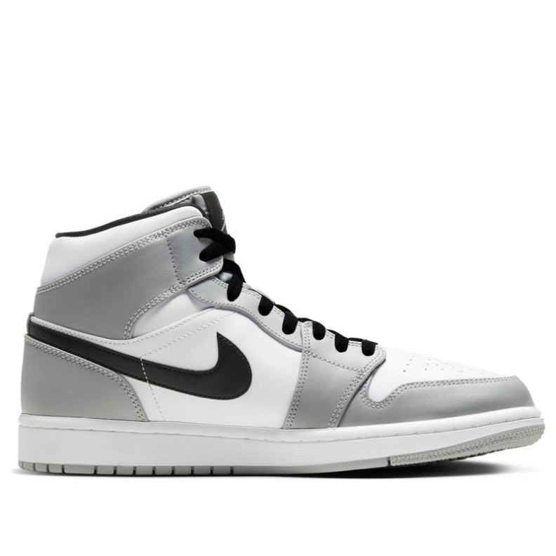 Air Jordan 1 Mid Smoke Grey Sneakers | 554724-092