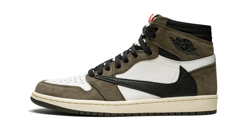 Travis Scott x Air Jordan 1 High OG SP – Reverse Swoosh Mocha Brown & White Cactus Jack AJ1 Collab
