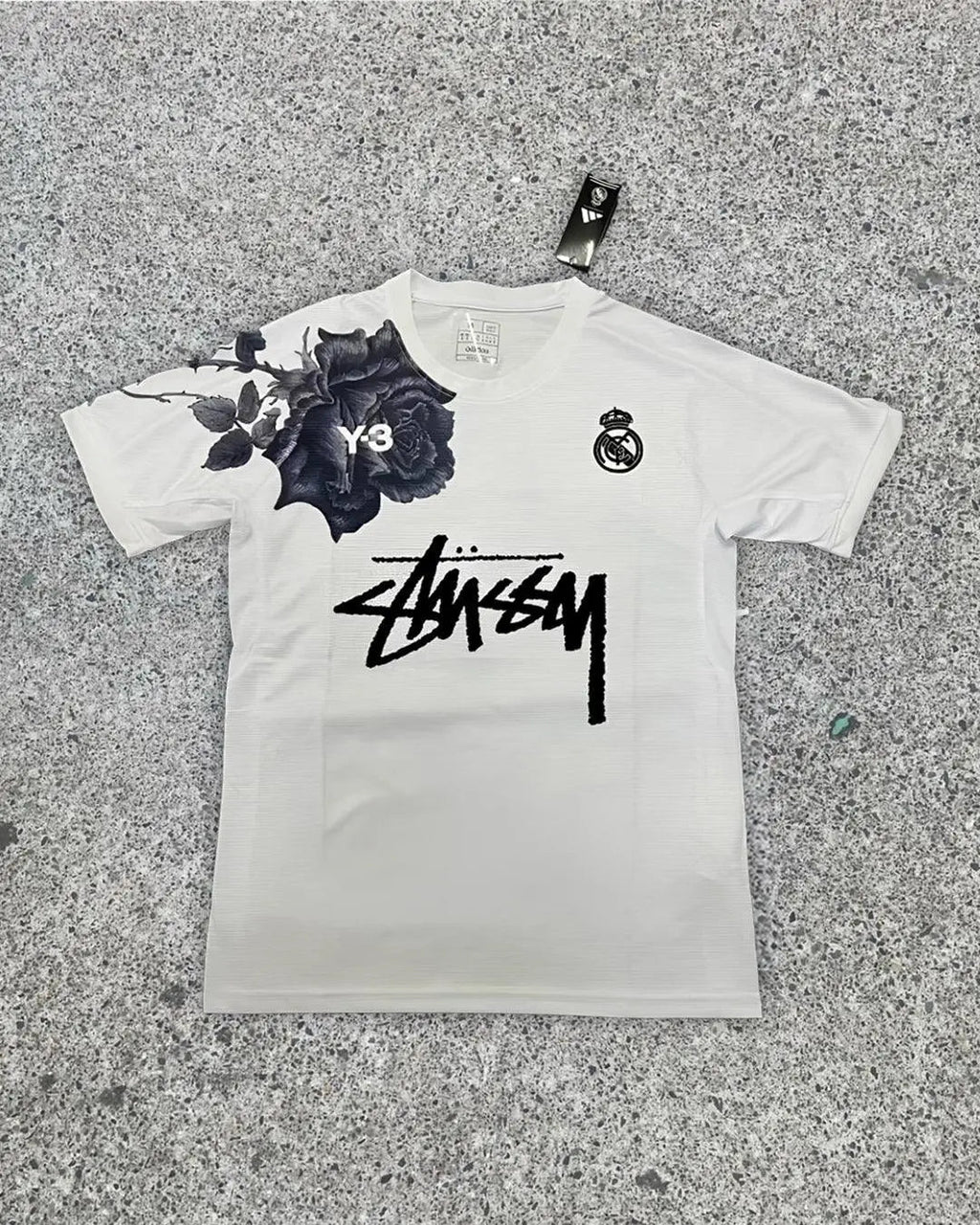 STUSSY X Y3 REAL MADRID JERSEY