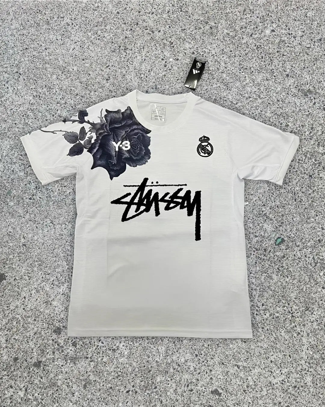 STUSSY X Y3 REAL MADRID JERSEY