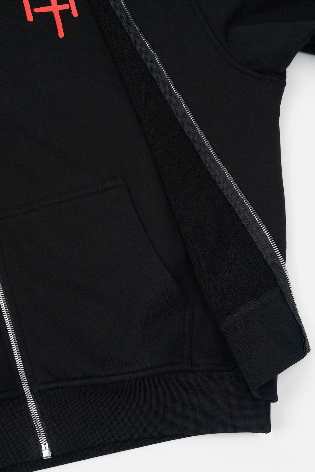 RTA Ren Layered Zip Planetary Hoodie