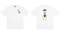 Stussy King Pin Bowling Front And Back Graphic Short Sleeve Tee