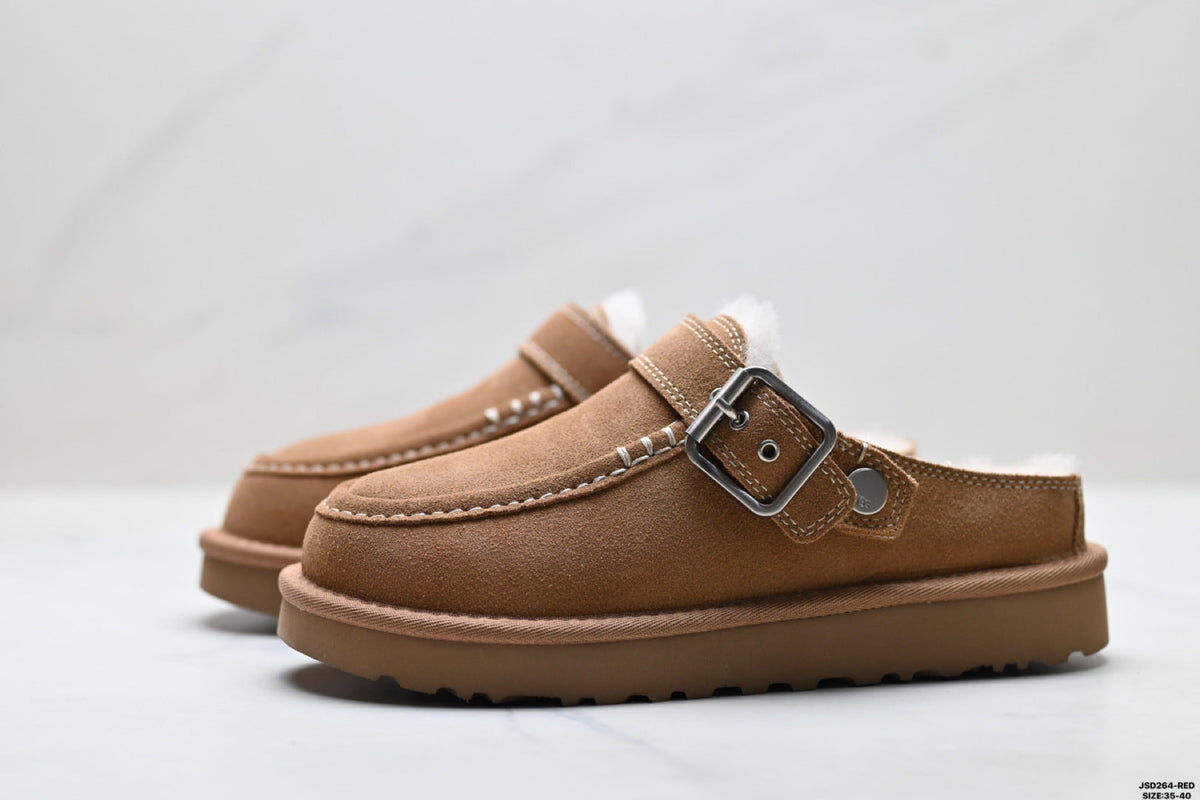 UGG Tazz Shearling Platform Slip-Ons