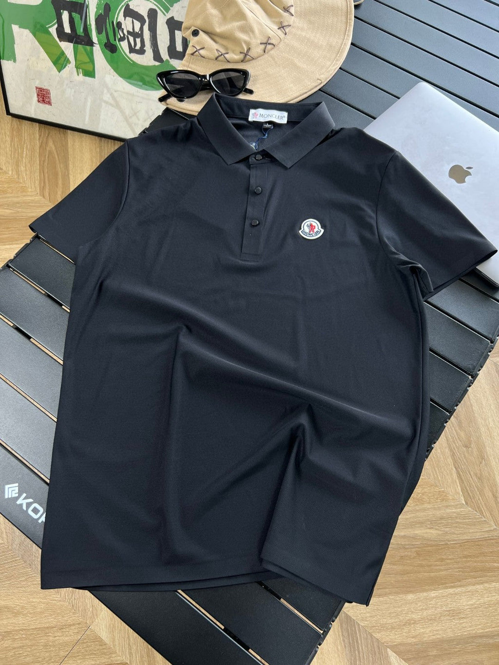 Moncler Patch Embroidered Logo Polo Shirt – 25SS Collection