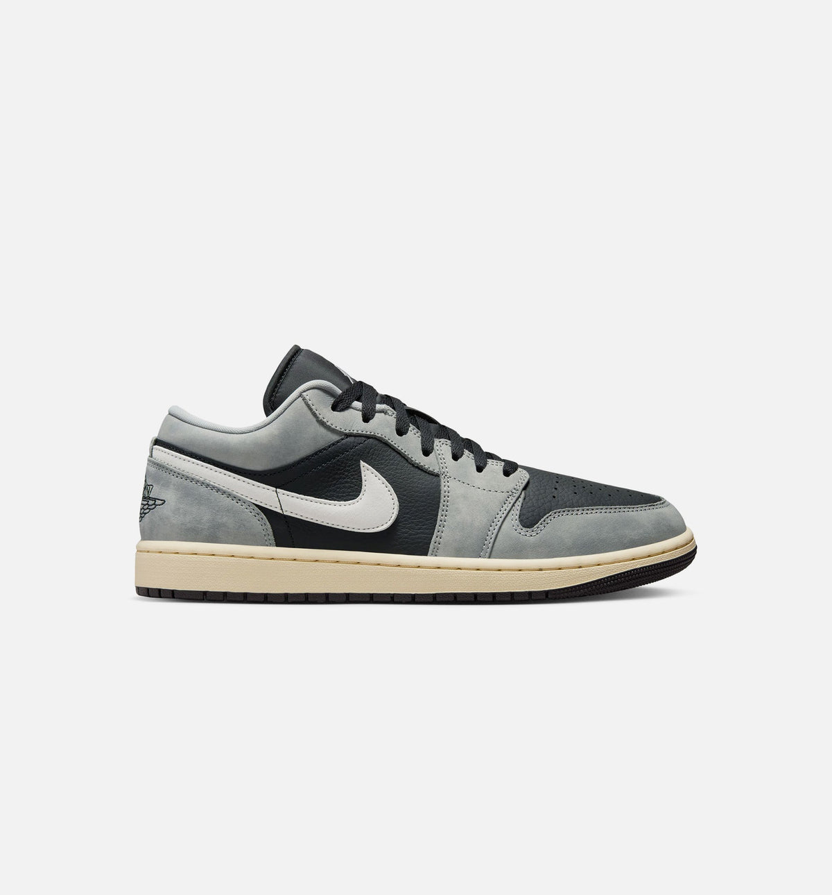Air Jordan 1 Low SE Mens Lifestyle Shoe - Light Smoke Grey/White/Off Noir
