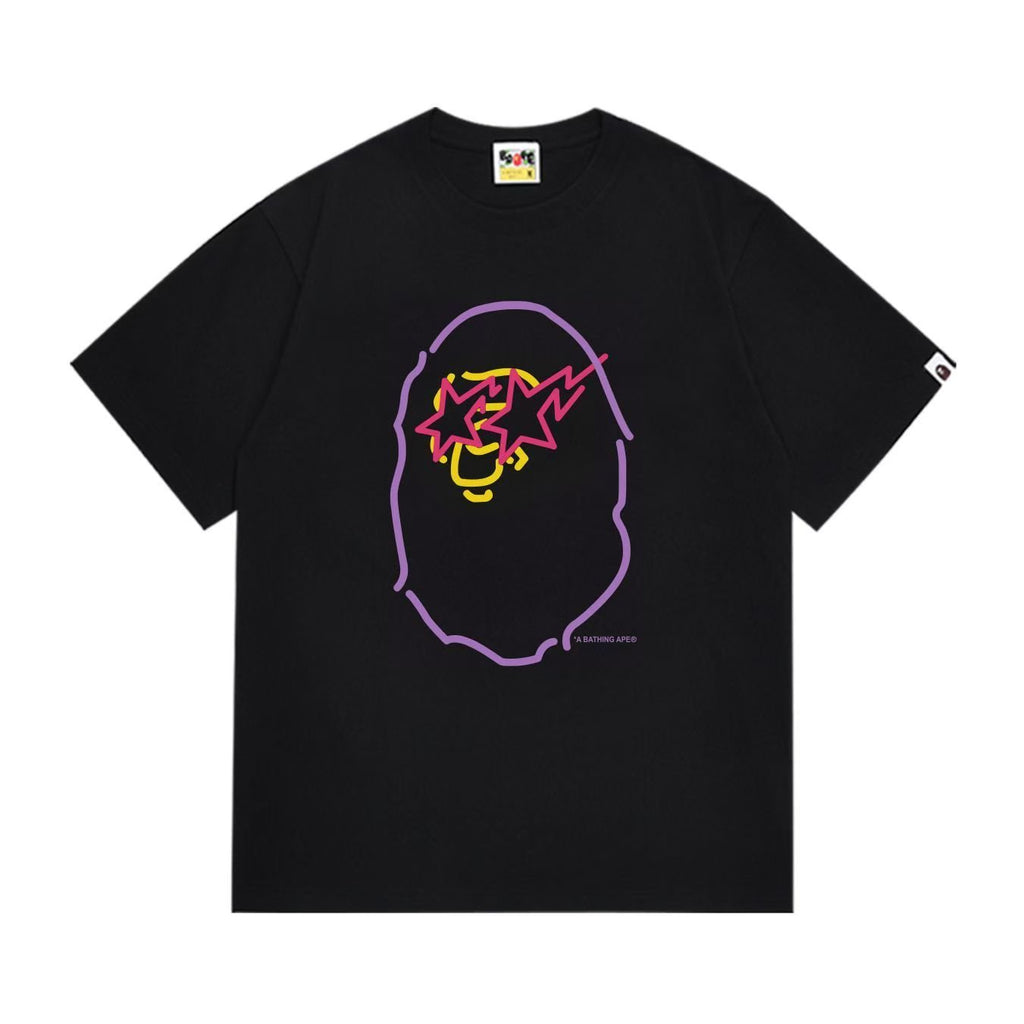 BAPE Star Sunglasses Cartoon Graphic T-Shirt