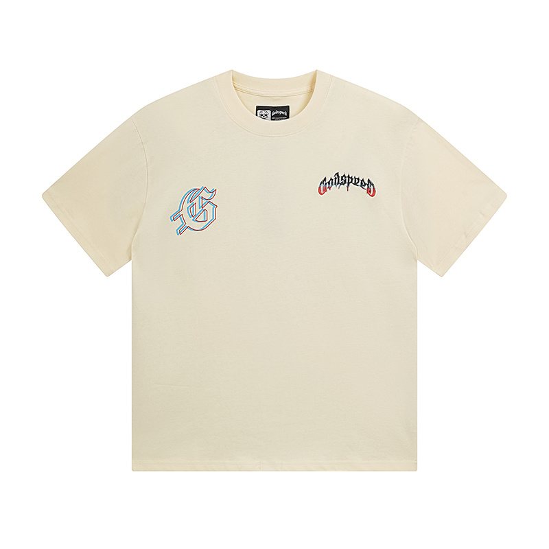 Godspeed Skull Graphic Short-Sleeve T-Shirt