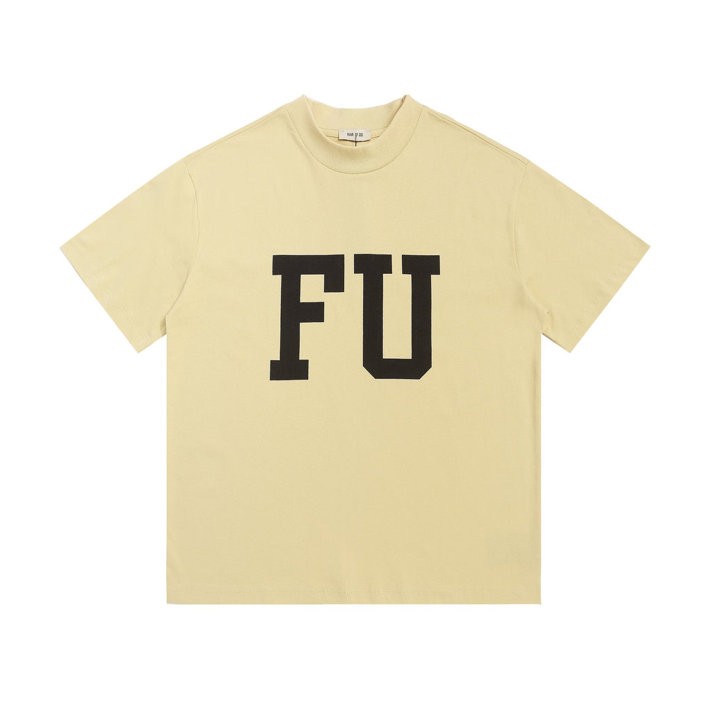 Fear of God Cream Front & Back Graphic T-Shirt