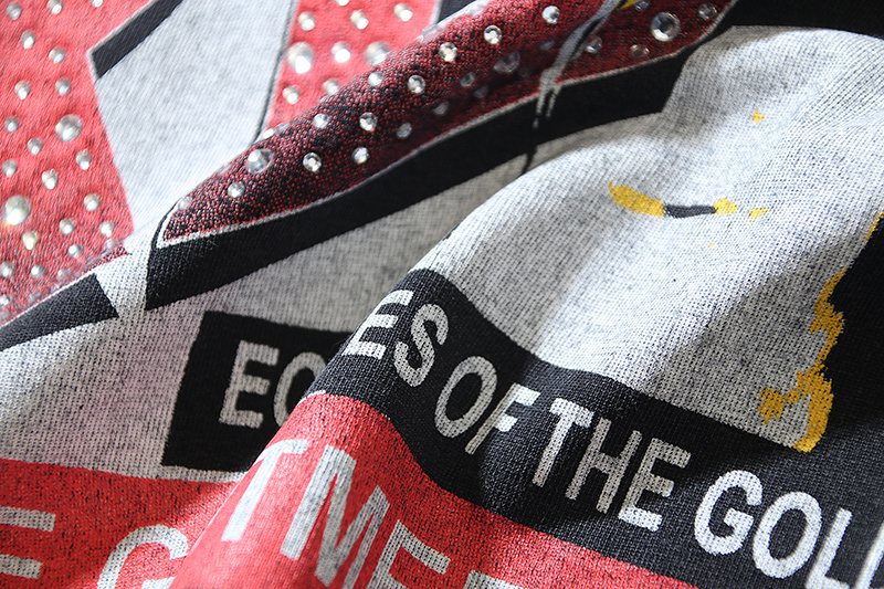 VALE USA Rhinestone Dreams Graphic T-Shirt