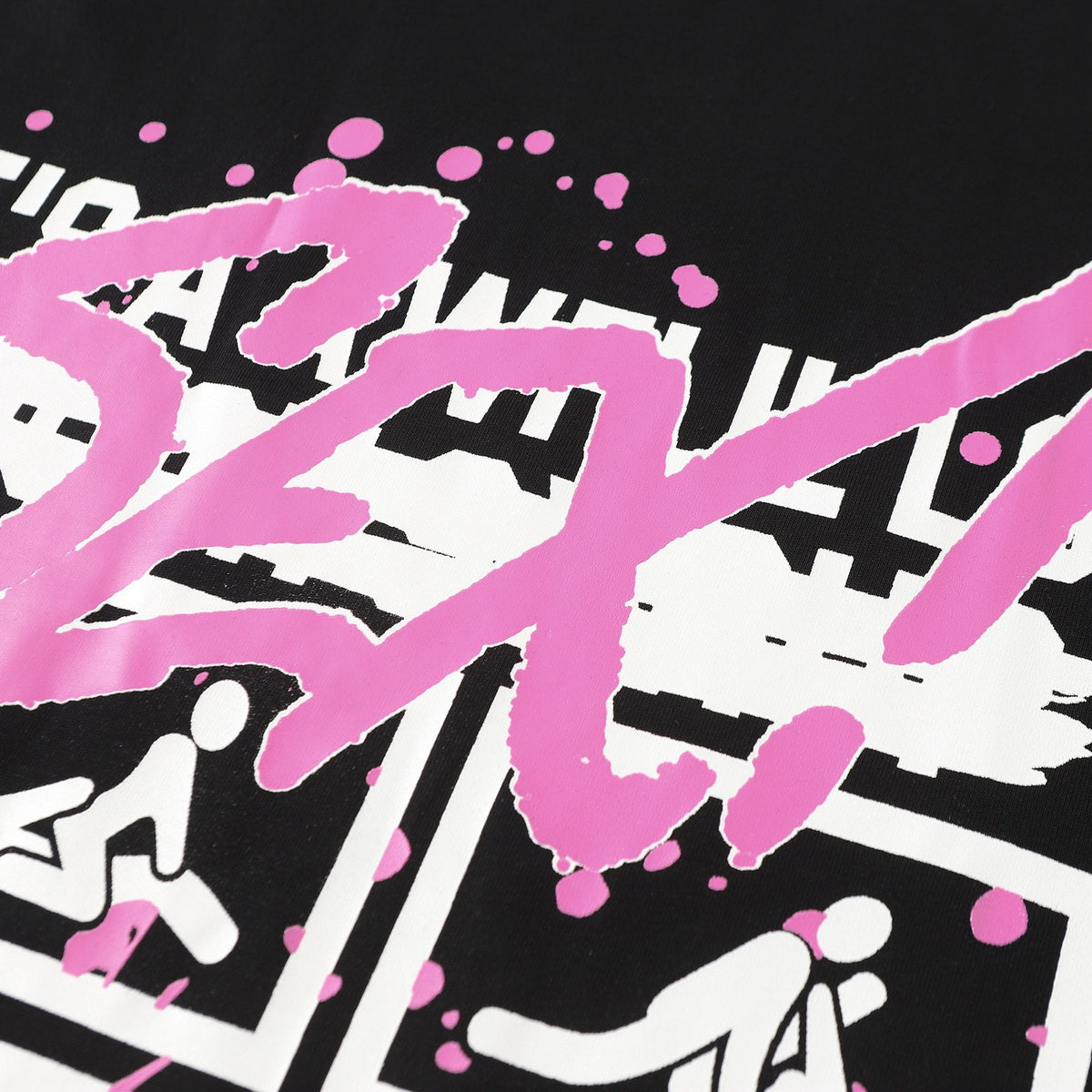 THAT'S A AWFUL LOT OF COUGH SYRUP White & Pink Graphic Short-Sleeve T-Shirt