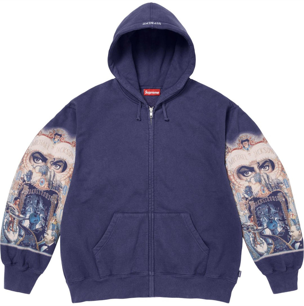 Supreme Graphic Sleeve Zip Hoodie