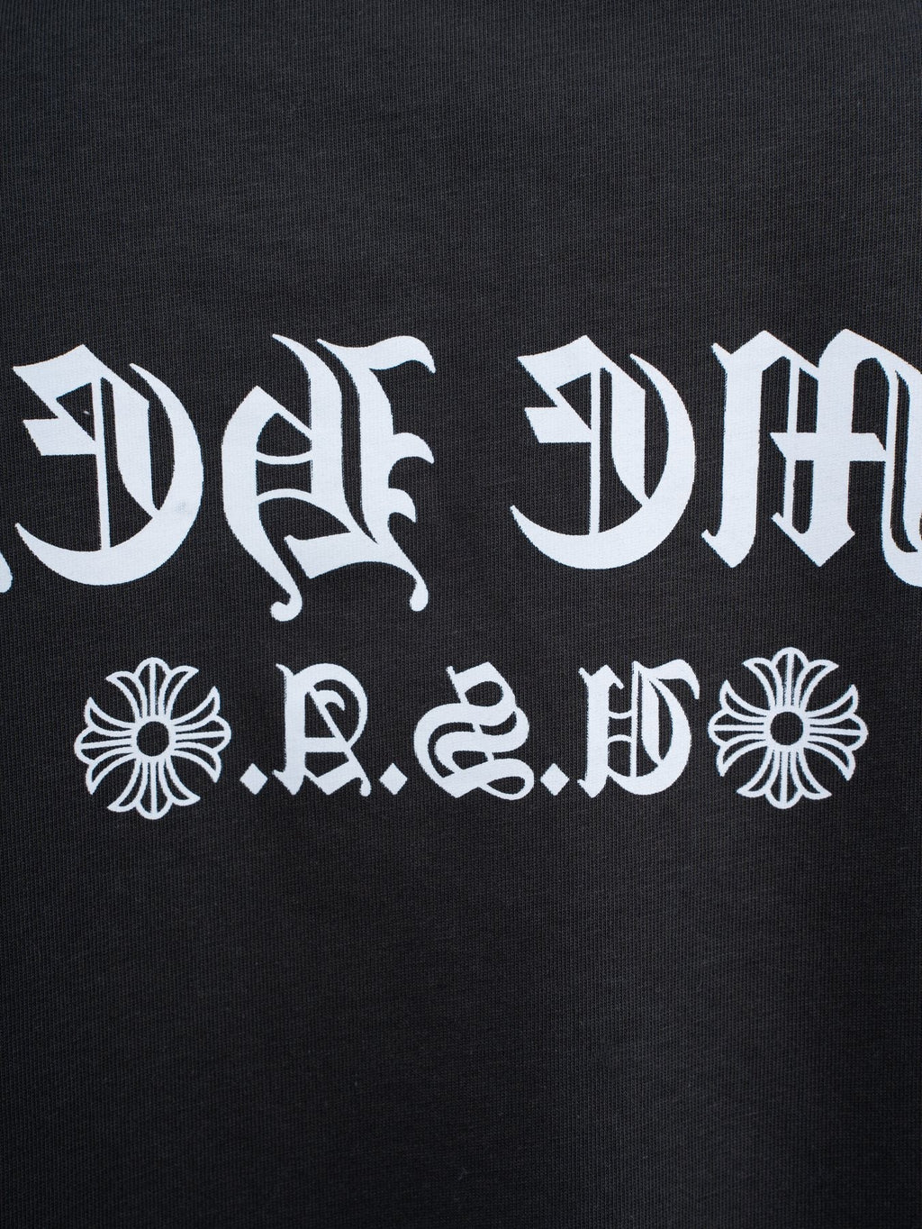 Chrome Hearts Horseshoe Gothic Graphic T-Shirt