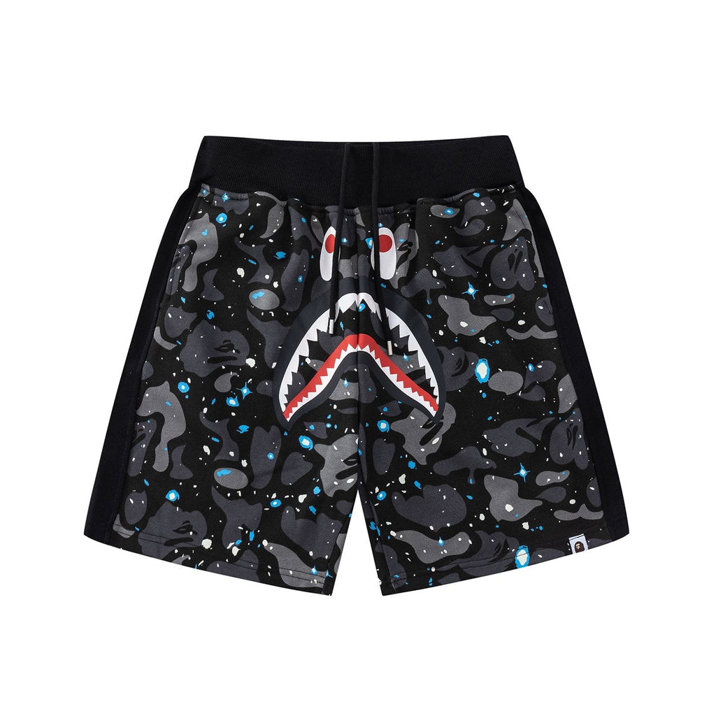 BAPE Camo Shark Graphic Shorts