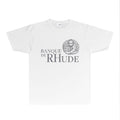 Rhude T-shirts Printed Trendy Pure Cotton