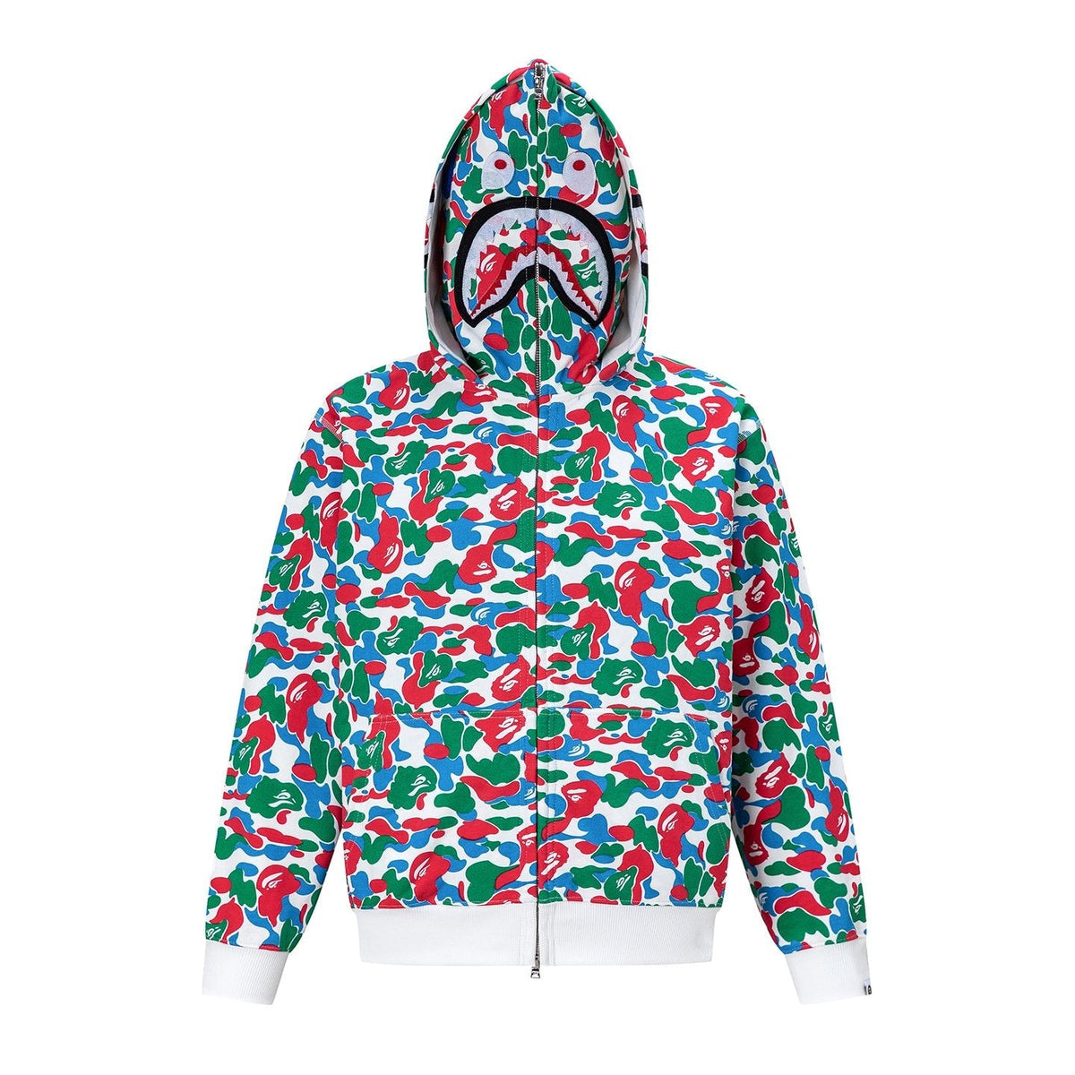 BAPE Shark Camo Full-Zip Hoodie