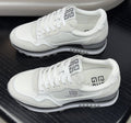 Givenchy White and Light Gray Low-Top Sneakers