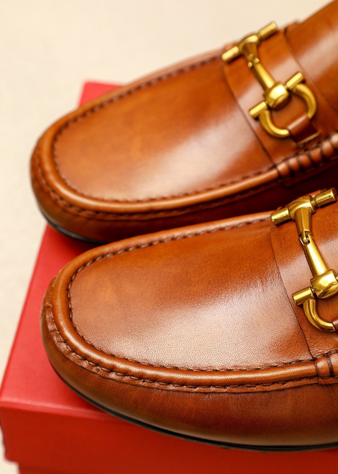 Ferragamo Brown Bit Loafers