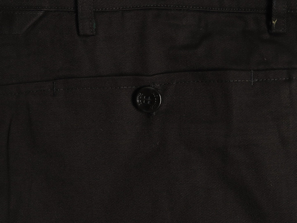 Louis Vuitton Panelled Flocked Denim Trousers - Black